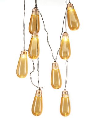 Edison Bulb Flickering String Lights - Spirithalloween.com
